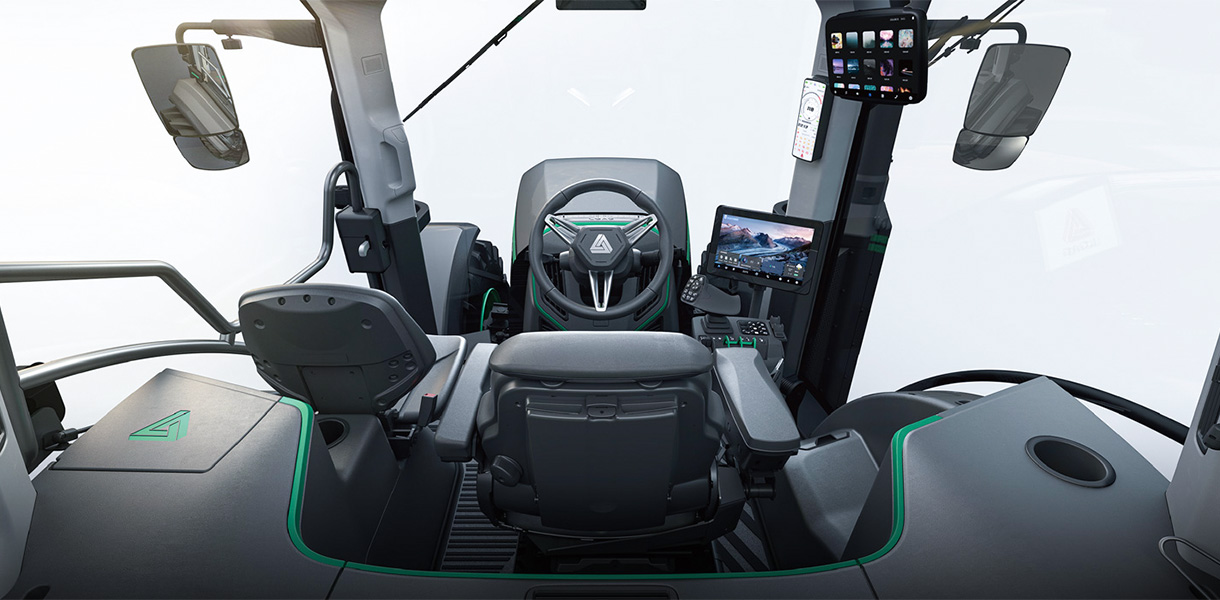 Four-screen linkage intelligent cockpit